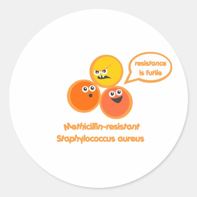 Sticker Rond MSA diabolique (Devant)