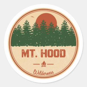 Sticker Rond Mt. Hood Wilderness