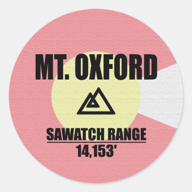 Sticker Rond Mt Oxford (Devant)