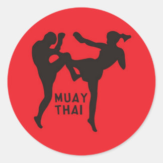 Sticker Rond Muay Thai