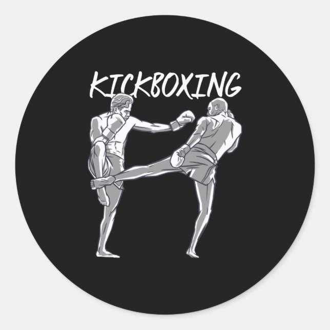 Sticker Rond Muay Thai (Devant)