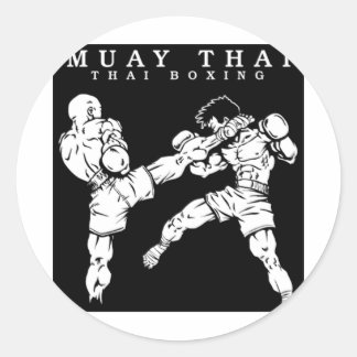Sticker Rond muay thai