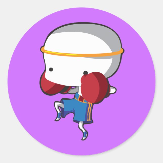 Sticker Rond Muay Thai (Devant)