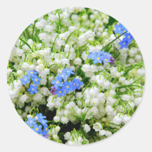 Sticker Rond Muguet de mai