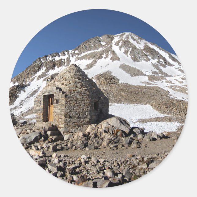 Sticker Rond Muir Pass - John Muir Trail - Sierra Nevada (Devant)