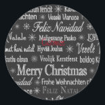 Sticker Rond Multi-language Merry Christmas Thunder_Cove<br><div class="desc">Joyeux Noël dans de nombreuses langues différentes à customiser,  personnaliser en changeant de nom</div>