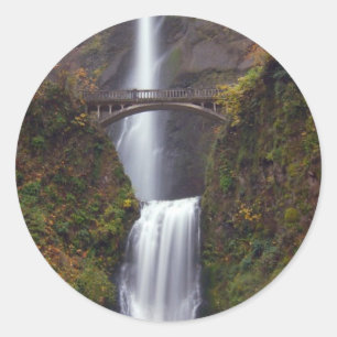 Sticker Rond Multnomah tombe en défunt automne