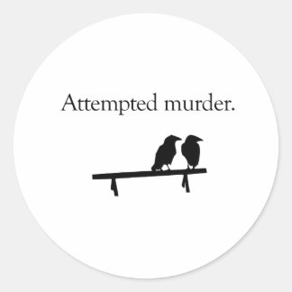 Sticker Rond Murder