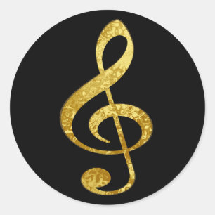 Sticker Rond musique