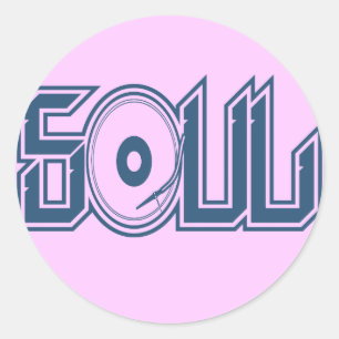 Sticker Rond Musique d'âme