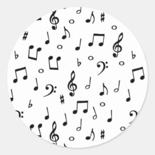 Sticker Rond Musique en moi_