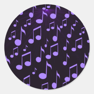Sticker Rond Musique étrangère_