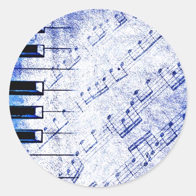 Sticker Rond Musique Live_ (Devant)