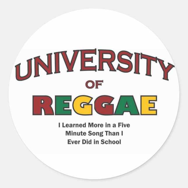 STICKER ROND MUSIQUE-REGGAE (Devant)