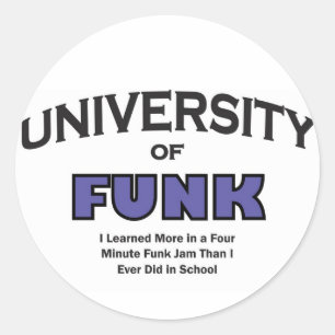 Sticker Rond musique-trouille