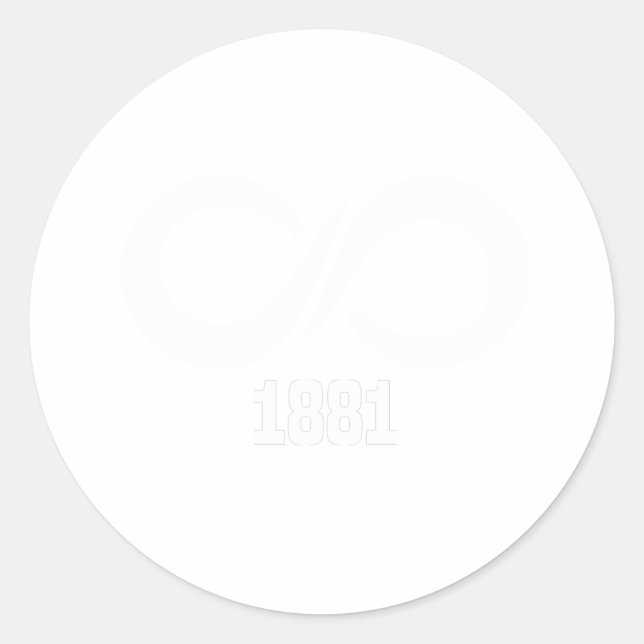 Sticker Rond Mustafa Kemal Atatürk 1881 Türkiye Cumhuriyeti (Devant)