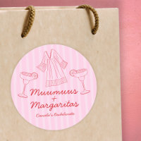 Muumuus et Margaritas Rose et Rouge Enterrement de