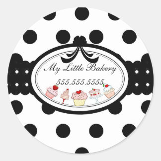 Sticker Rond My Little Bakery - Ruban