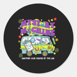 Sticker Rond Mystery Machine Of Diagnostics Lab Week 2025 Med L