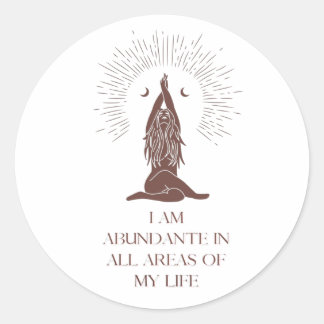 Sticker Rond Mystic