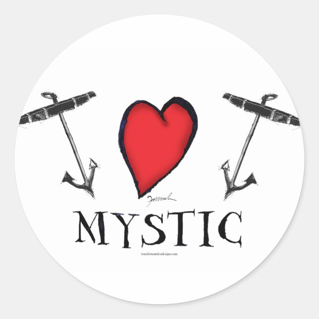 Sticker Rond mystique (Devant)