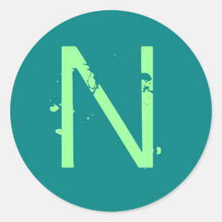 STICKER ROND N