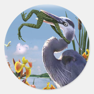 Sticker Rond N'Abandonne Jamais !