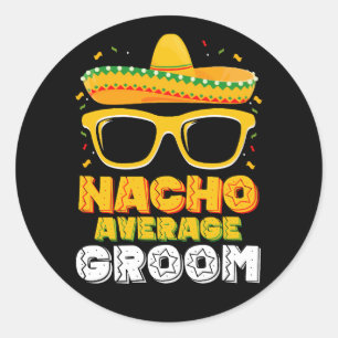 Sticker Rond Nacho Mariage de chambre moyenne Cinco de Mayo