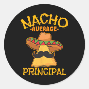 Sticker Rond Nacho Moyenne Administrateur Principal Directeur C
