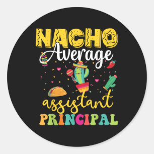 Sticker Rond Nacho Principal Istant Moyen, Cinco De Mayo Teac