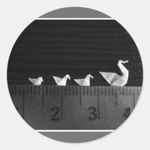 Sticker Rond Nage en famille de 3 cm