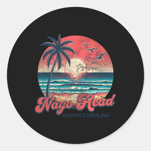 Sticker Rond Nags Head  (Devant)