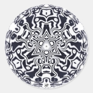 Sticker Rond Naissance de trous noirs (BHB)