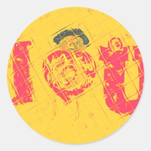 Sticker Rond Nakupenda - Je t'aime texte en swahili Significati