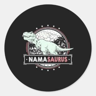 Sticker Rond Namasaurus Nama Chemises De Petits-Enfants Mignons