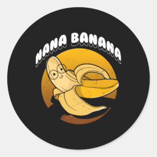 Sticker Rond Nana Banana