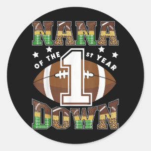 Sticker Rond Nana De La 1Ère Année De Football En Bas Premier A