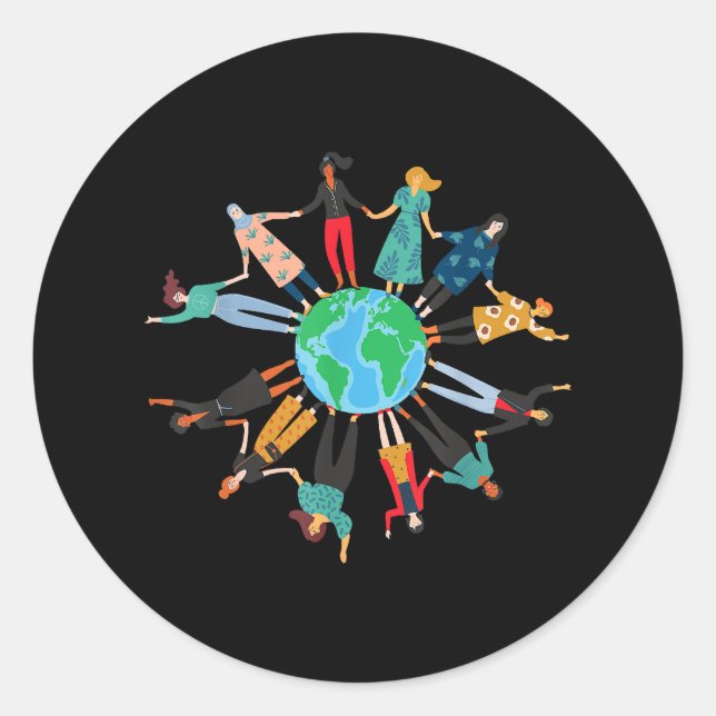 Sticker Rond Nana Leopard pour les femmes Grand-mère Fête des M (Devant)