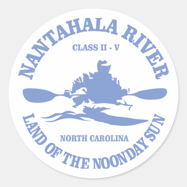 Sticker Rond Nantahala (Devant)