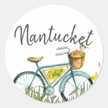 Nantucket Vélo vintage dans le champ lavande