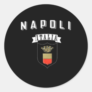 Sticker Rond Naples Italia Naples Italie