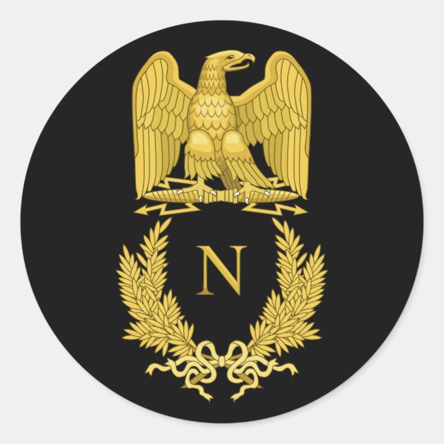 Sticker Rond Napoléon Emblem (Devant)