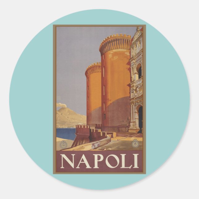 STICKER ROND NAPOLI (Devant)