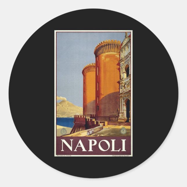 Sticker Rond Napoli (Devant)