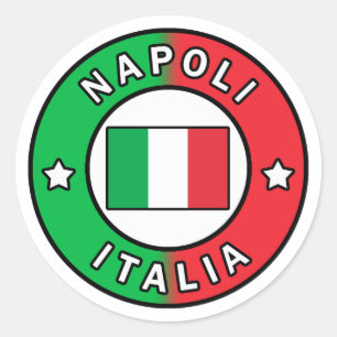 Sticker Rond Napoli Italia