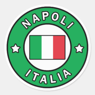 Sticker Rond Napoli Italie