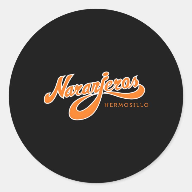 Sticker Rond Naranjeros De Hermosillo (Devant)