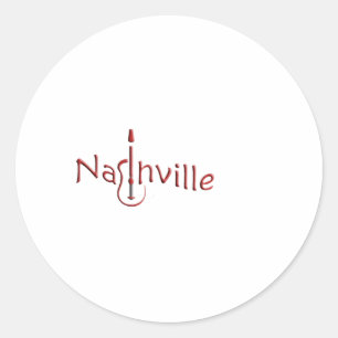 Sticker Rond nashville