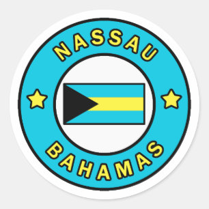 Sticker Rond Nassau Bahamas