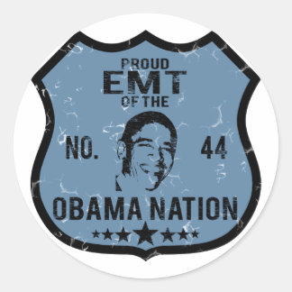 Sticker Rond Nation EMT Obama